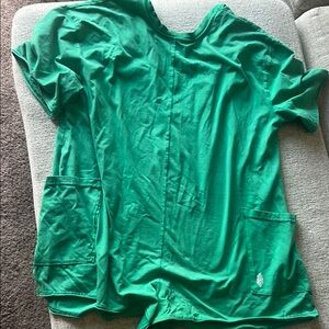 Free People MVMT Green Hot Shot Tee Romper (med)